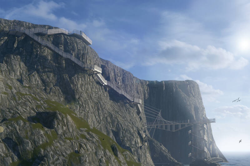T R The Gobbins
